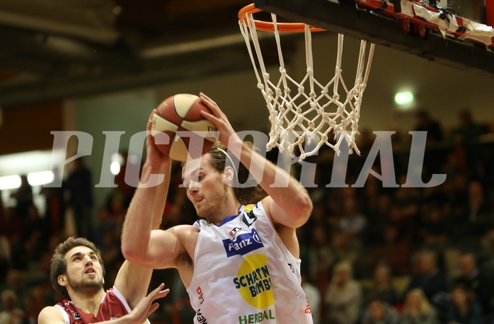 Basketball ABL 2015/16 Grunddurchgang 14.Runde Traiskirchen Lions vs. Gmunden Swans
