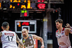 Basketball, Win2Day Superliga 2023/24, Grunddurchgang 18.Runde, BC Vienna, Klosterneuburg Dukes, Predrag Miletic (8)