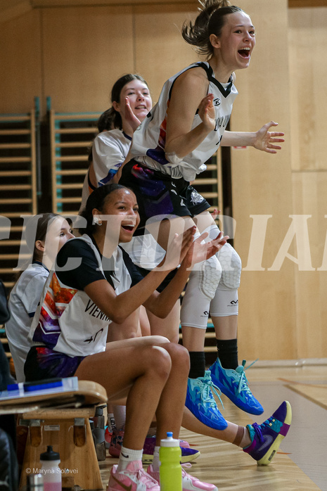 16.02.2025 Österreichischer Basketballverband 2024/25, SLWU16 Vienna United vs Basket Duchess
