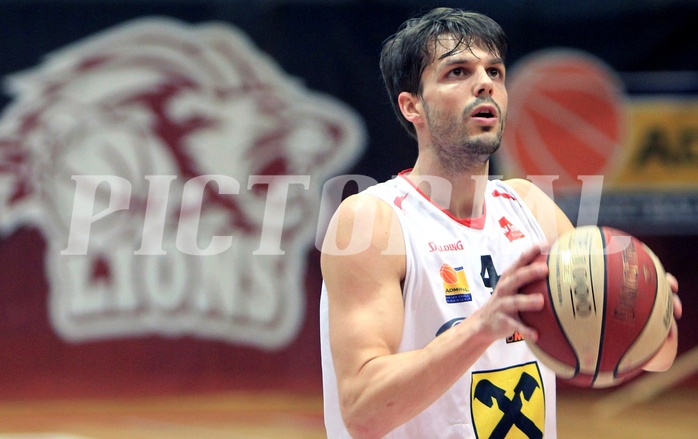 Basketball ABL 2015/16 Grunddurchgang 35.Runde Traiskirchen Lions vs. WBC Wels