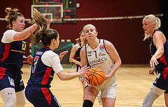 Basketball Damen Superliga 2023/24, Grunddurchgang 8.Runde Basket Flames vs. SKN St.Pölten


