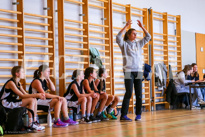 23.11.2024 Österreichischer Basketballverband 2024/25, SLWU14, Vienna United vs. VKL Vikings Swans

