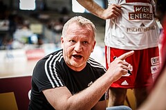 Basketball, ABL 2018/19, Playoff VF Spiel 1, Oberwart Gunners, BC Vienna, Luigi Gresta (Head Coach)