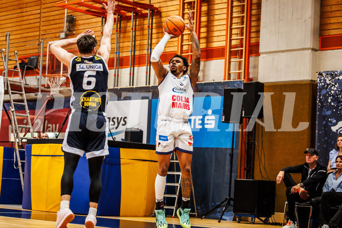 Basketball, win2day Basketball Superliga 2024/25, Playoffs Halbfinale 4. Spiel
, BBC Nord Dragonz, Gmunden Swans, Rayshawn Mart (3)