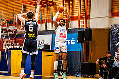 Basketball, win2day Basketball Superliga 2024/25, Playoffs Halbfinale 4. Spiel
, BBC Nord Dragonz, Gmunden Swans, Rayshawn Mart (3)