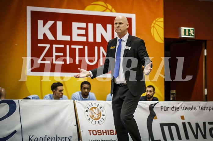 Basketball, ABL 2018/19, Grunddurchgang 16.Runde, Kapfenberg Bulls, Oberwart Gunners, Mike Coffin (Head Coach)