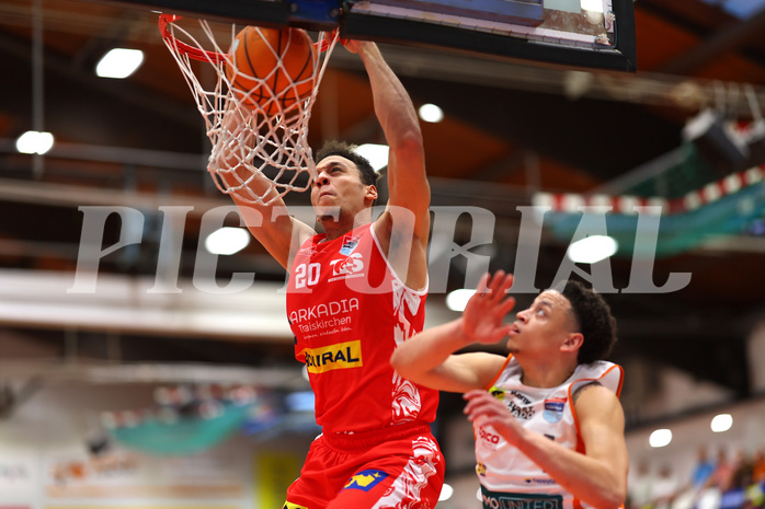 Basketball Superliga 2024/25, 6.Plazierungsrunde Klosterneuburg Dukes vs. TRaiskirchen Lions


