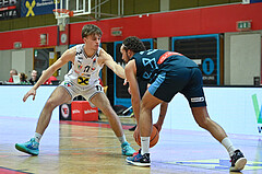 Basketball, Superliga 2023/24, Grunddurchgang 22. Runde, Flyers Wels vs. Vienna Timberwolves,