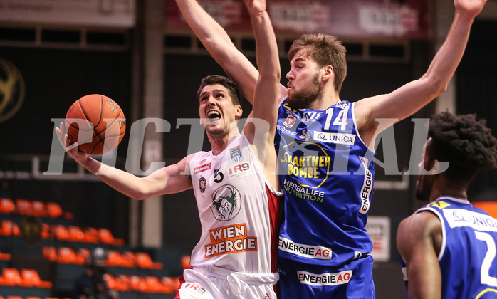 Basketball Superliga 2021/22, 3.Plazierungsrunde BC Vienna vs. Gmunden Swans


