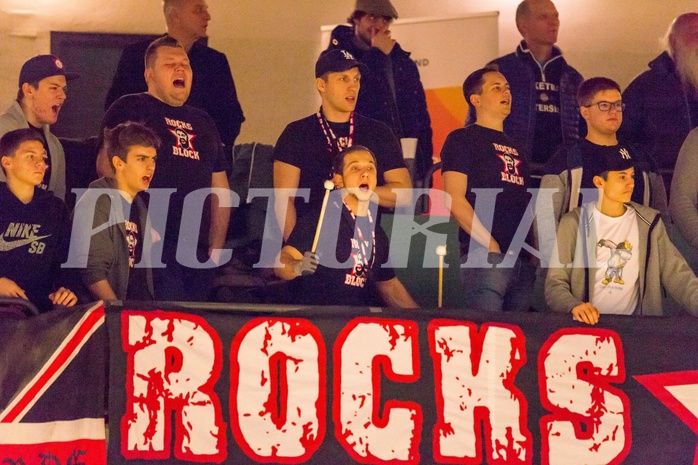 Basketball, 2.Bundesliga, Grunddurchgang 11.Runde, Mattersburg Rocks, KOS Celovec, Rocks Block