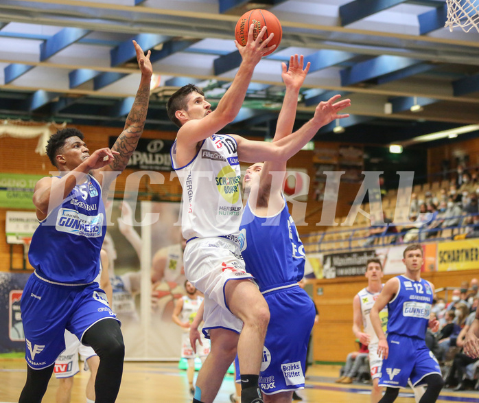 Basketball Superliga 2021/22, 7.Plazierungsrunde Gmunden Swans vs. Oberwart Gunners


