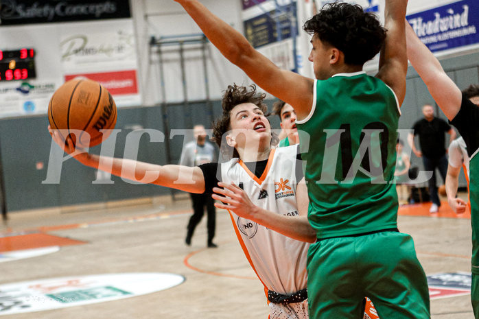 29.03.2025 Österreichischer Basketballverband 2024/25, SLMU16, Basket Dukes vs. KOS Celovec