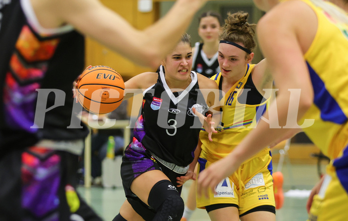 Basketball Damen Superliga 2023/24, Grunddurchgang 3.Runde Vienna United vs. SKN St.Pölten


