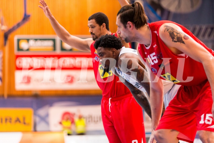 Basketball, ABL 2016/17, Playoff HF Spiel 1, Oberwart Gunners, WBC Wels, Jamari Traylor (9)