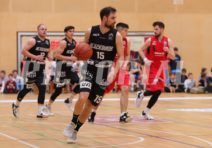 Basketball Zweite Liga 2022/23, Playoff, Finale Spiel 1 Mistelbach Mustangs vs. Güssing Blackbirds