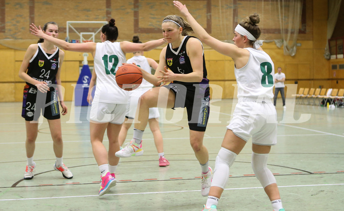 Basketball Damen Superliga 2021/22, Grundducrhgang 14.Runde Vienna United vs. KOS Celovec


