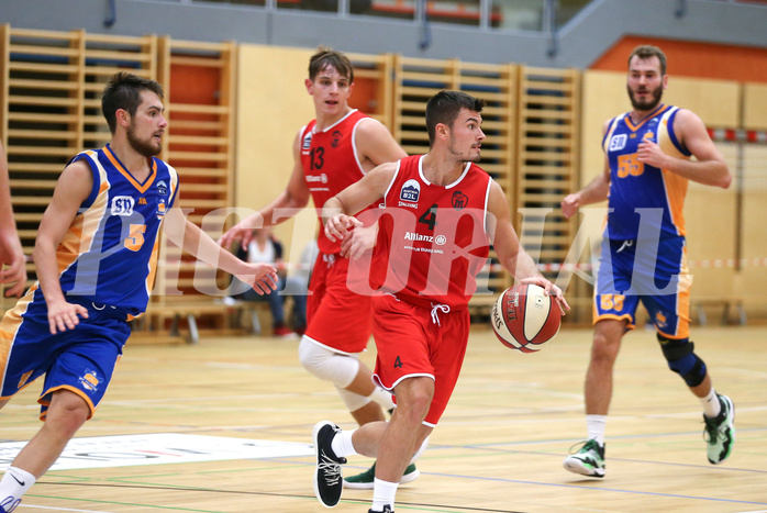Basketball Zweite Liga 2020/21, Grunddurchgang 1.Runde Mistelbach Mustangs vs. BBU Salzburg


