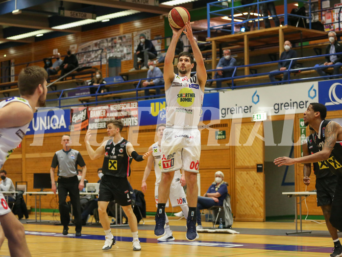 Basketball Superliga 2020/21, 8. Plazierungsrunde Gmunden Swans vs. Flyers Wels


