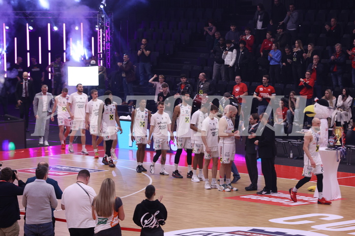 19.01.2025, Graz, Raiffeisen Sportpark, Basketball Austria Cup 2025, Final Four, Finale, Flyer Wels vs. Klosterneuburg Dukes, 19.01.2025, Graz, Raiffeisen Sportpark, Basketball Austria Cup 2025, Final Four, Finale, Flyer Wels vs. Klosterneuburg Dukes,