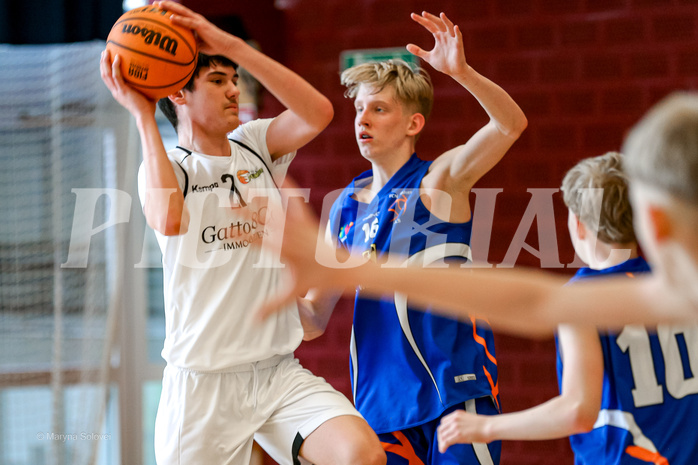 31.03.2025 Österreichischer Basketballverband 2024/25, SLMU14 Basket Flames WAT vs. FSN Baskets Wels