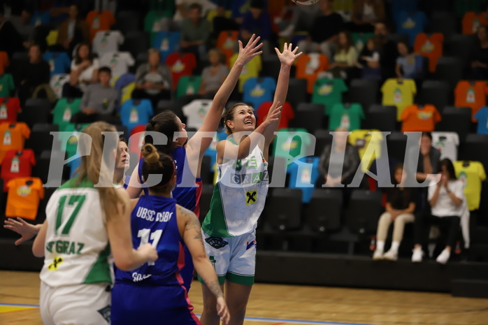 03.10.2021, Basketball Damen Superliga 2021/22, Grunddurchgang 1.Runde,  
UBI Graz vs. UBSC Graz