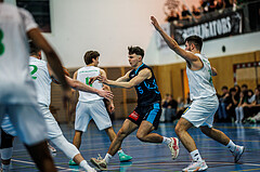 Basketball, Basketball Zweite Liga 2024/25, Grunddurchgang 13.Runde, UDW Alligators, Vienna Timberwolves, Jakob Konzet (5)
