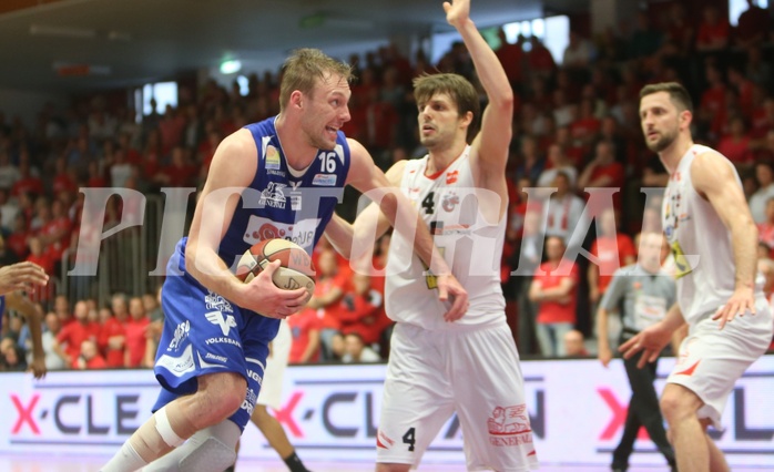 Basketball ABL 2015/16 Playoff Finale Spiel 3 WBC Wels vs. Oberwart Gunners


