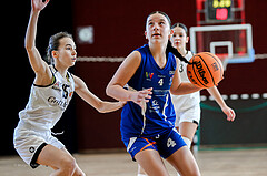 02.03.2025 Österreichischer Basketballverband 2024/25, SLWU16 Basket Flames UNION vs. DBB  Basketgirls Wels