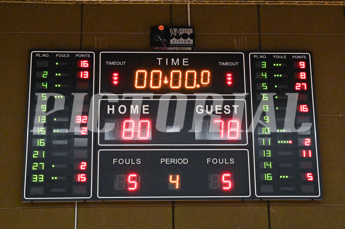 Basketball, Superliga 2024/25, 9. Plazierungsrunde, Flyers Wels vs. UBSC Graz,