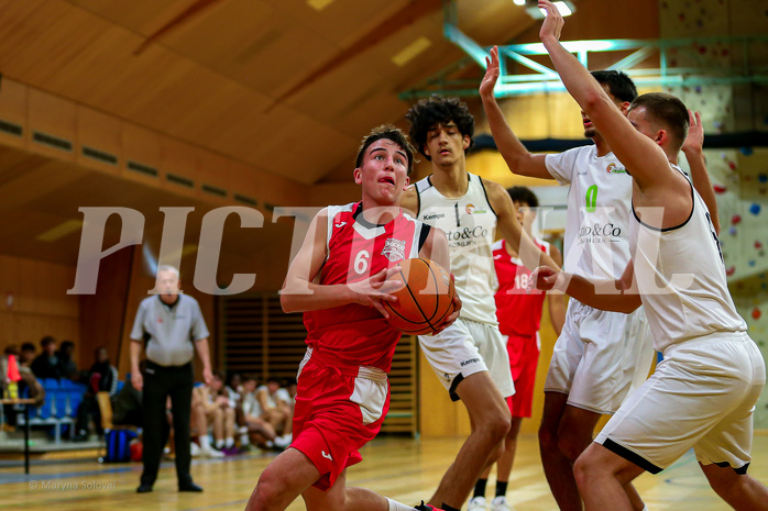 26.11.2024 Österreichischer Basketballverband 2024/25, SLMU19 Basket Flames vs. Mattersburg Rocks