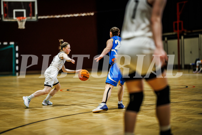 Basketball, Win2Day Basketball Damen Superliga 2023/24, Grunddurchgang 12.Runde, Basket Flames, DBB LZ OÖ, Sarah Nindl (5)