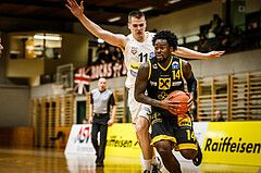 Basketball, Basketball Zweite Liga, Grunddurchgang 17.Runde, Mattersburg Rocks, Fürstenfeld Panthers, Fredrick Sims Jr. (14)