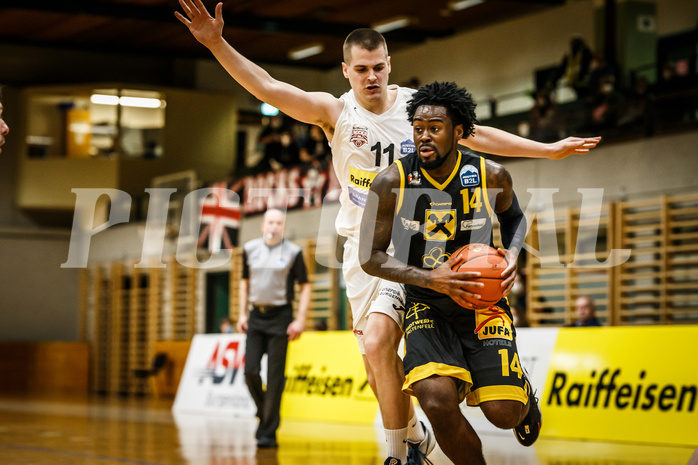 Basketball, Basketball Zweite Liga, Grunddurchgang 17.Runde, Mattersburg Rocks, Fürstenfeld Panthers, Fredrick Sims Jr. (14)
