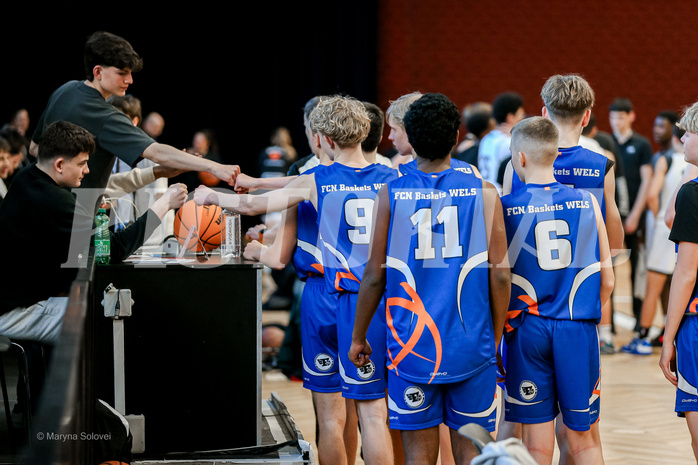 02.03.2025 Österreichischer Basketballverband 2024/25, SLMU16 Basket Flames WAT vs. FCN Baskets Wels