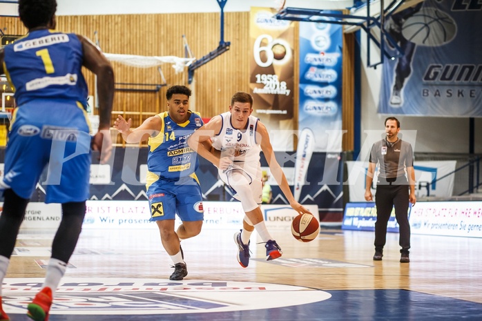 Basketball, Admiral Basketball Superliga 2019/20, Grunddurchgang 6.Runde, Oberwart Gunners, St. Pölten, Edi Patekar (9) Basketball, Admiral Basketball Superliga 2019/20, Grunddurchgang 6.Runde, Oberwart Gunners, St. Pölten, Edi Patekar (9)