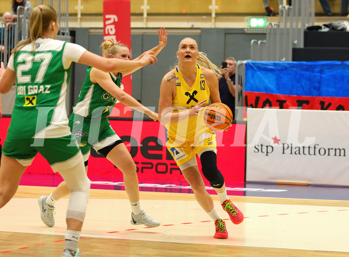 Basketball Damen Superliga 2023/24, Finale Spiel 1 SKN St. Pölten vs. UBI Graz


