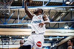 Basketball, ABL 2018/19, Grunddurchgang 27.Runde, Oberwart Gunners, BC Vienna, Christopher Tawiah (14)