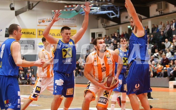 Basketball ABL 2017/18, Grunddurchgang 14.Runde BK Dukes Klosterneuburg vs. UBSC Graz