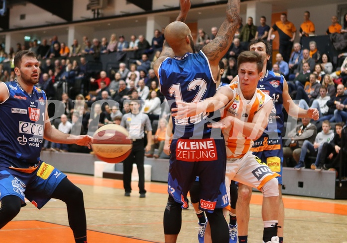 Basketball ABL 2017/18, Grunddurchgang 21.Runde BK Dukes Klosterneuburg vs. Kapfeneberg Bulls