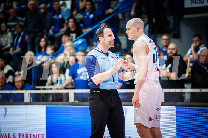 Basketball, Basketball Austria Cup 2022/23, Halbfinale 1, Oberwart Gunners, Gmunden Swans, Sebastian Käferle (7)