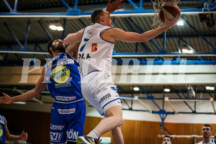 Basketball, Admiral Basketball Superliga 2019/20, Platzierungsrunde 3. Runde, Oberwart Gunners, Gmunden Swans, Sebastian Käferle (7)