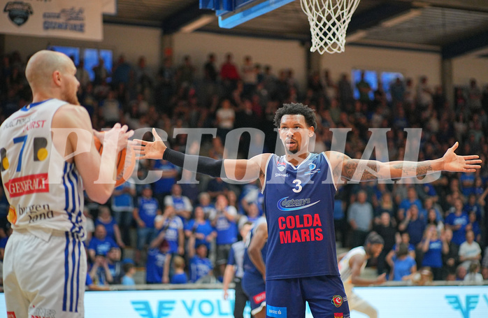 Basketball, Basketball Superliga 2024/25, Playoffs, Finale Spiel 1, Oberwart Gunners vs. BBC Nord Dragonz