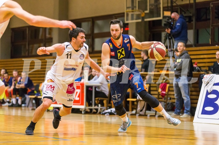 Basketball, ABL 2016/17, CUP 2.Runde, Mattersburg Rocks, Fürstenfeld Panthers, Marko Car (7), Stefan ULREICH (11)