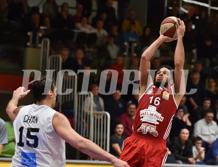 Basketball ABL 2015/16 Grunddurchgang 21.Runde WBC Wels vs BC Vienna