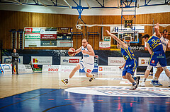 Basketball, bet-at-home Basketball Superliga 2020/21, Grunddurchgang, 12. Runde, Oberwart Gunners, UBSC Graz, Sebastian Käferle (7)
