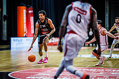 Basketball, Win2Day Superliga 2024/25, Grunddurchgang 20.Runde, BC Vienna, Kapfenberg Bulls, Maxime Carene (31)