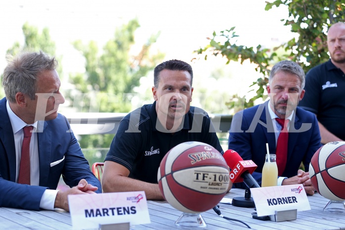 Basketball ÖBV 2019, Pressekonferenz  vs. 



