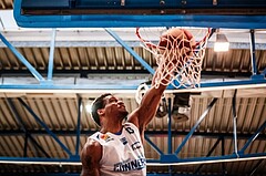 Basketball, ABL 2017/18, Grunddurchgang 31.Runde, Oberwart Gunners, Gmunden Swans, Marcel White (13)