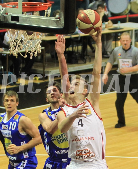 Basketball ABL 2015/16 Grunddurchgang 27.Runde BC Vienna vs. Gmunden Swans


