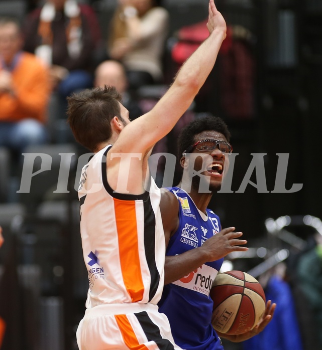 Basketball ABL 2015/16 Grunddurchgang 14.Runde BK Dukes Klosterneuburg vs. Oberwart Gunners